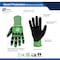 Ge Coated Gloves, Nitrile, Green, L 1 PR GG240LC - alternate 2
